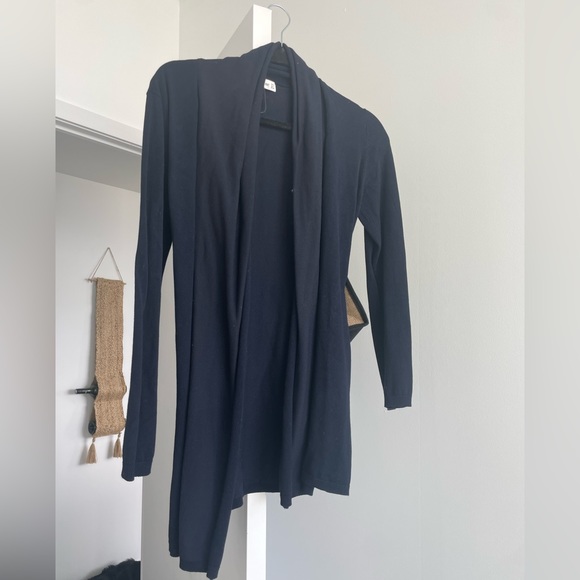 Navy blue open cardigan - Picture 1 of 2